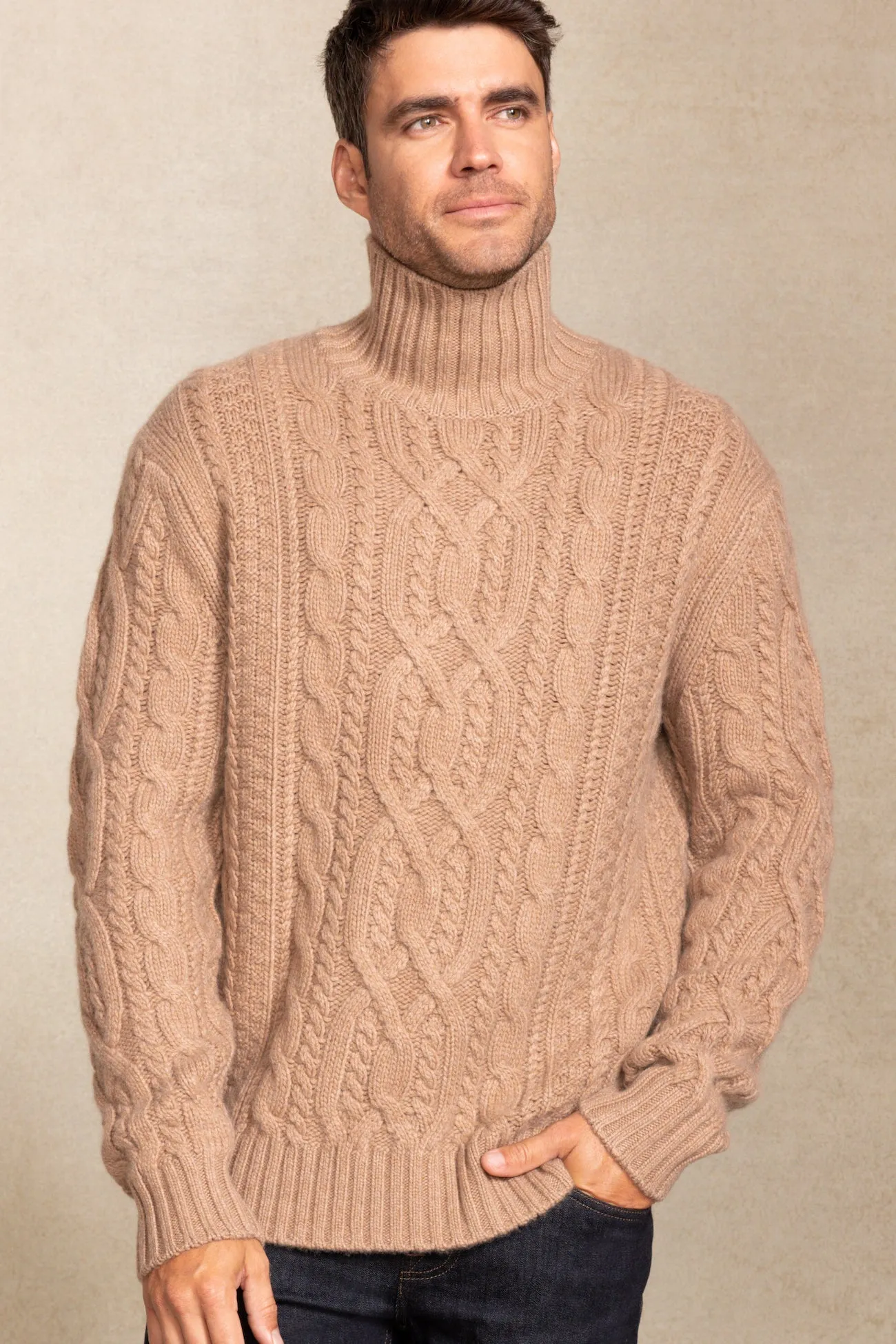 HENRY TURTLENECK CASHMERE SWEATER