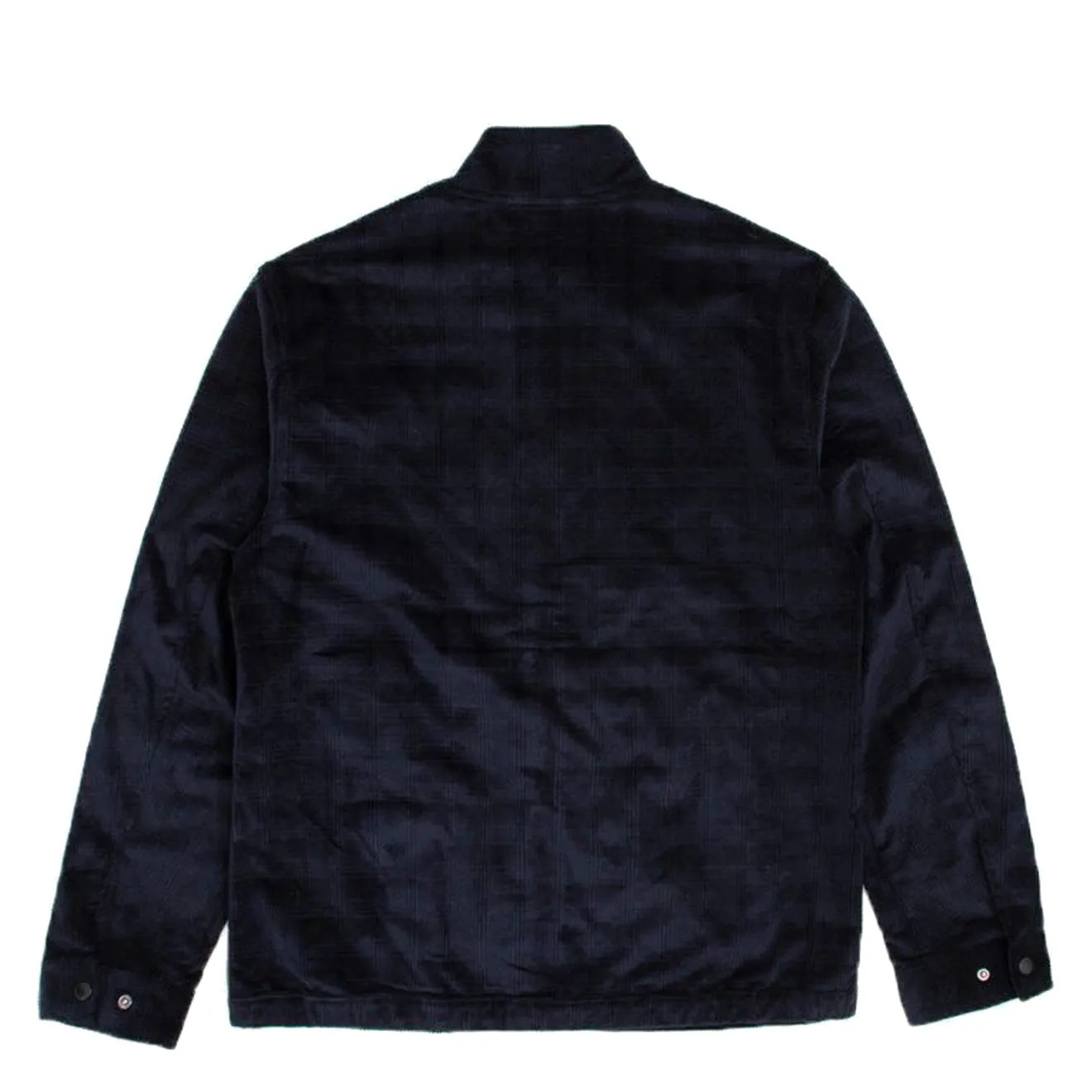 Hikerdelic Plaid Corduroy Track Jacket Navy