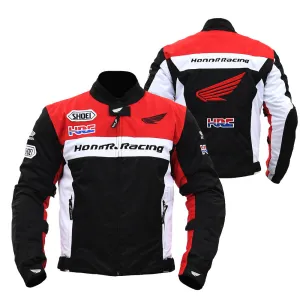 Honda Motorcycle Jacket- men's anti fall motorcycle rider racing suit, motorcycle rally suit, breathable and thin style