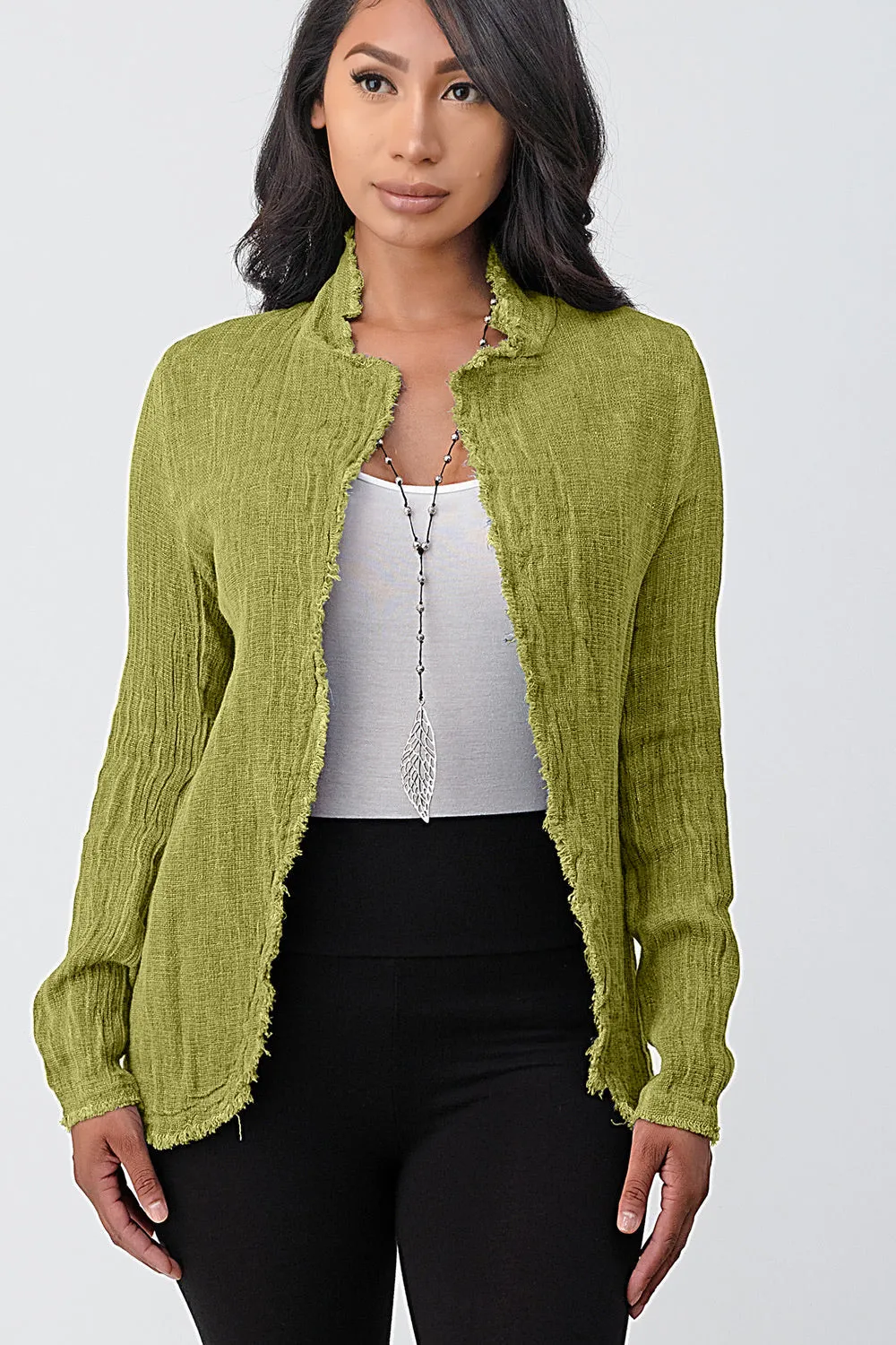 Italian Fringe Trim Jacket