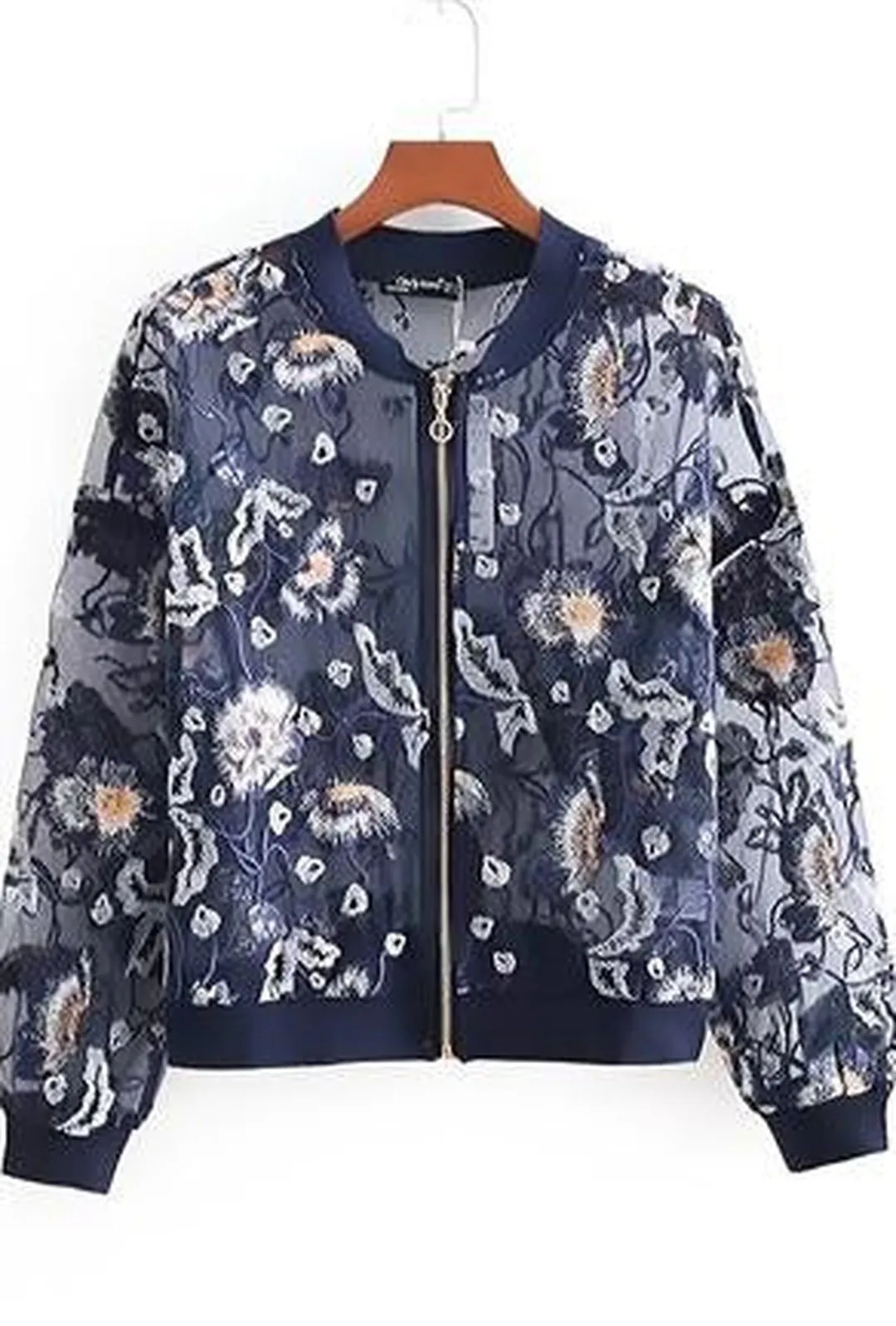 JUNIPER - SHEER FLORAL JACKET