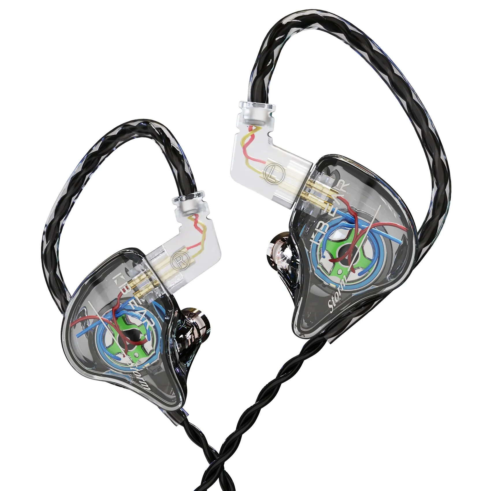 【KBEAR Storm】Best rated in ear Headphones Single Dynamic In-ear HiFi Earphone Best IEM Earbud Earphones