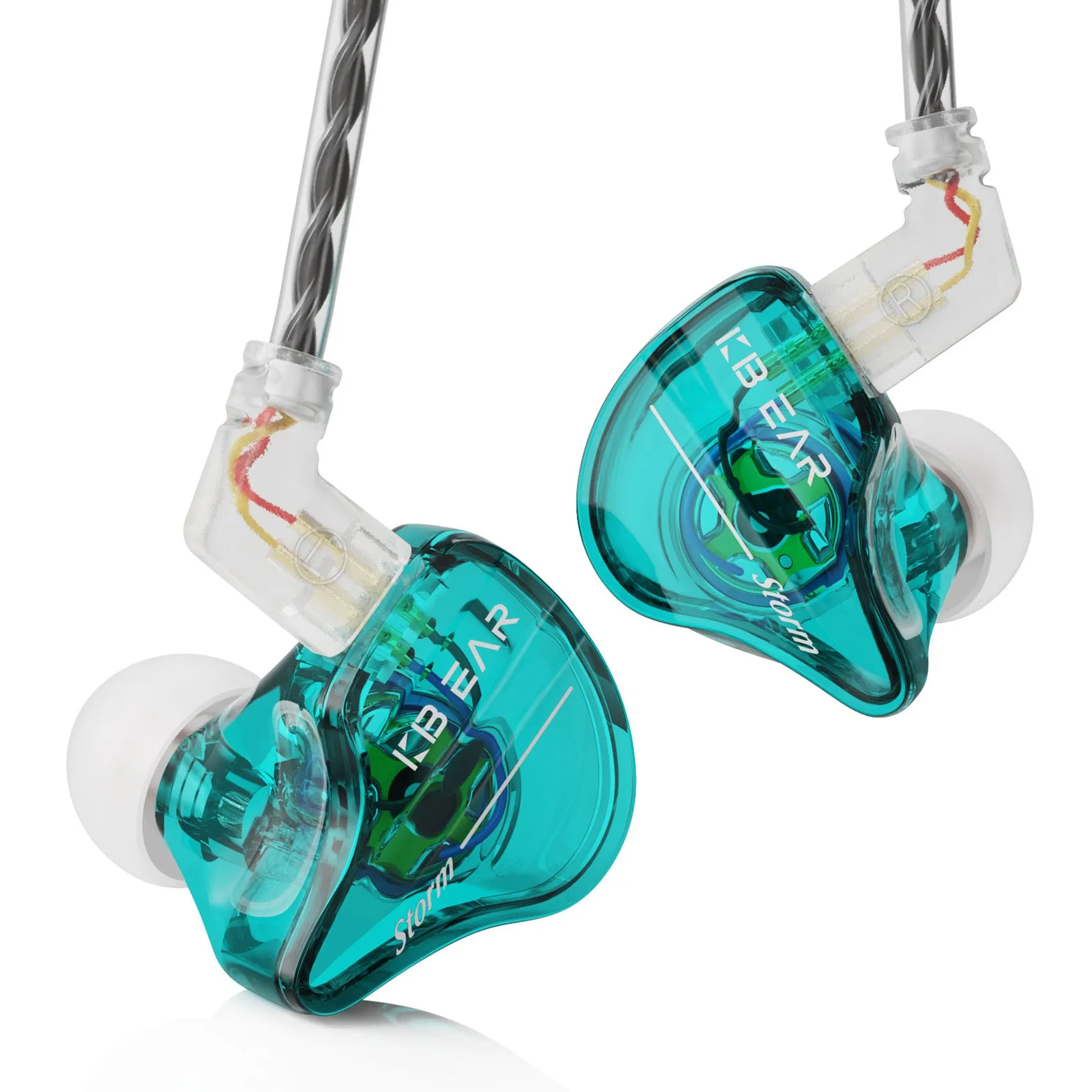 【KBEAR Storm】Best rated in ear Headphones Single Dynamic In-ear HiFi Earphone Best IEM Earbud Earphones