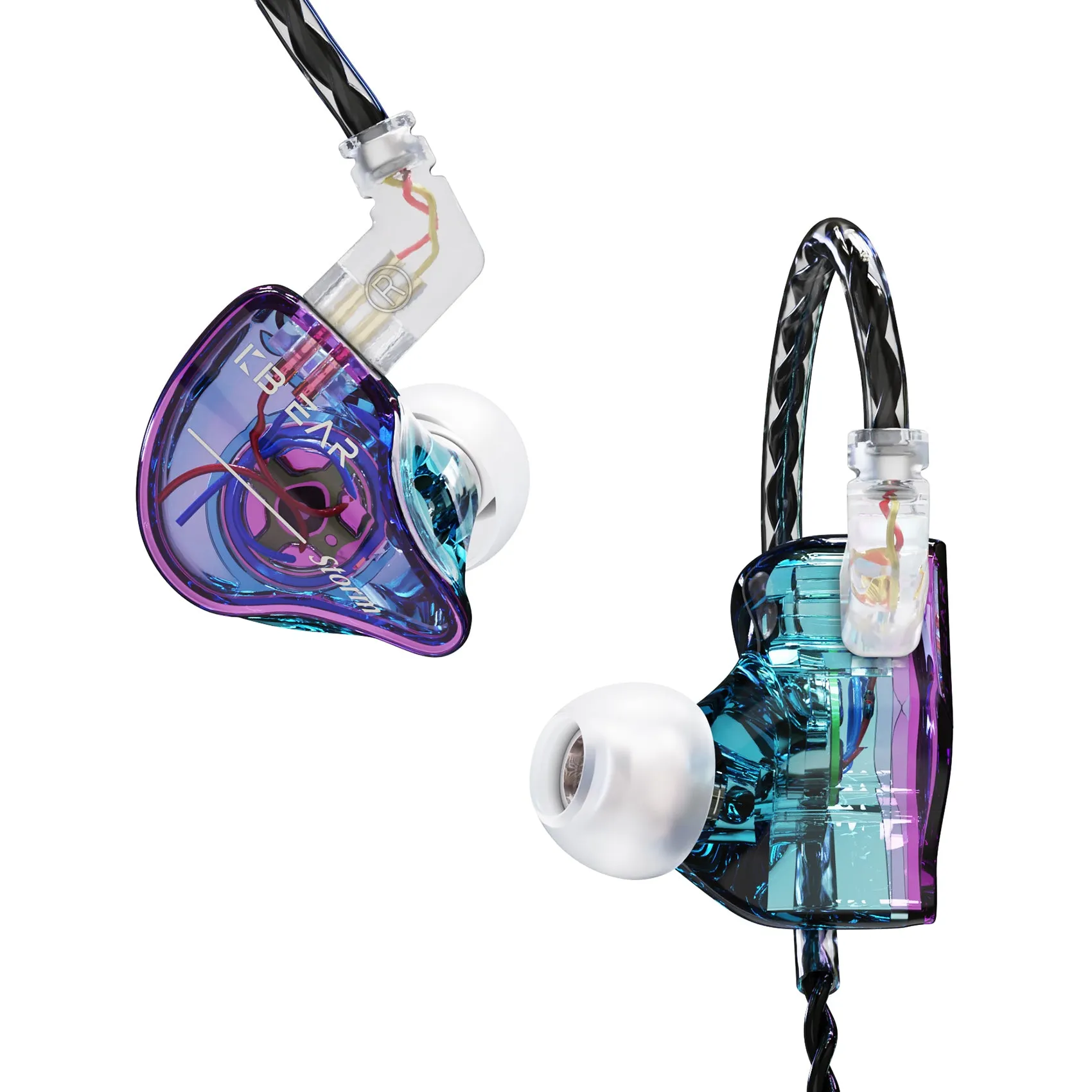 【KBEAR Storm】Best rated in ear Headphones Single Dynamic In-ear HiFi Earphone Best IEM Earbud Earphones