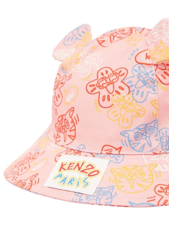 Kenzo Kids   Printed cotton bucket hat 