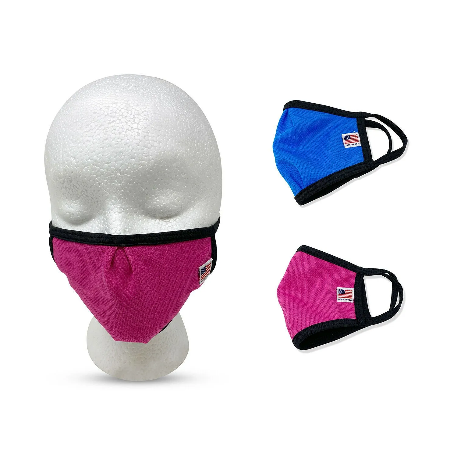 Kids Face Mask for Boys Girls Children Cotton Cloth Double Layer Masks Washable Reusable age 3 to 7 Made in USA