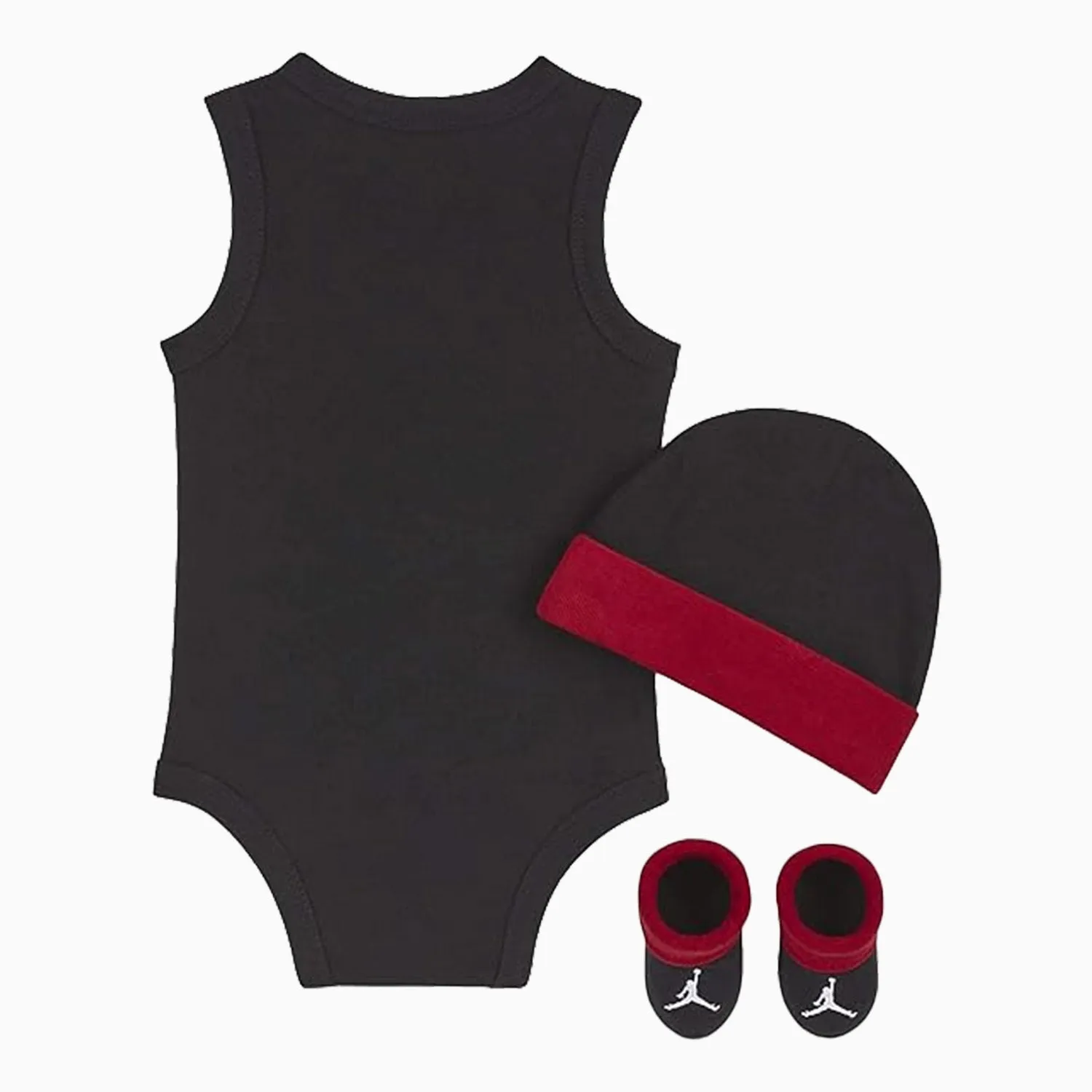 Kid's Jumpman 23 Jersey Bodysuit Beanie 3 Set Outfit