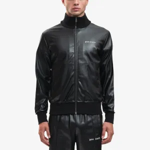 Leather Effect Track Jacket