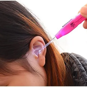 LED Flashlight Earpick for Ear wax remover and cleaner Ear cleaning tools for kids and adults Baby Safe