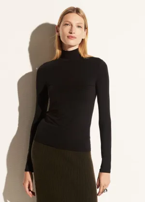 Long Sleeve Turtleneck - Black