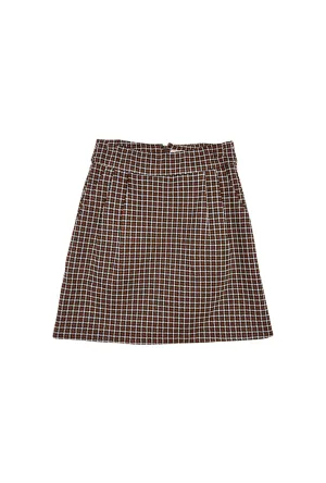 Maggie Mini Skirt - Geo Knit