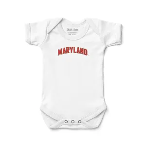 Maryland Terrapins Arch Wordmark Bodysuit