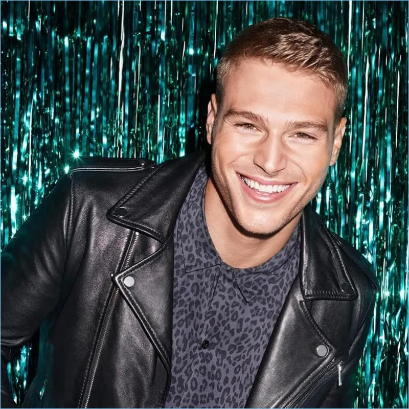 Matthew Noszka Black Stylish Leather Jacket