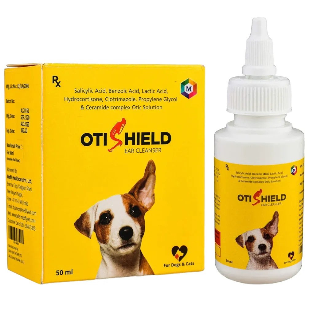 Medfly Healthcare Otishield Ear Cleanser for Dogs and Cats