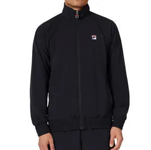 Mens Fila Woven Court Track Jacket (Black)