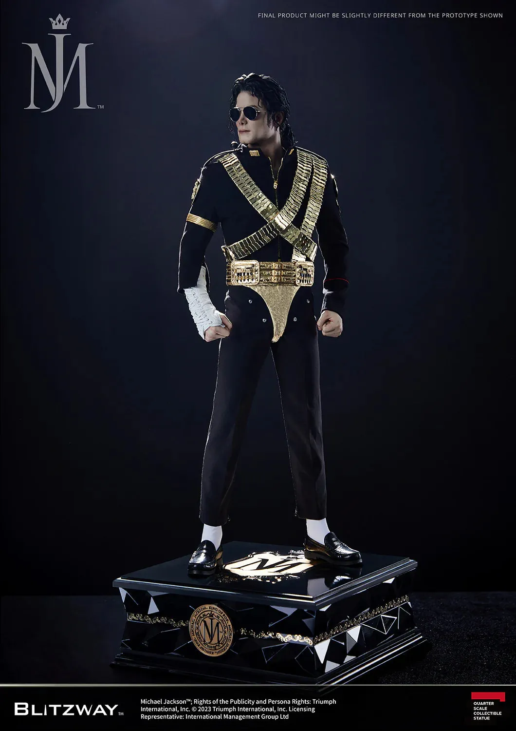 MICHAEL JACKSON (STANDARD) 1/4 SCALE STATUE