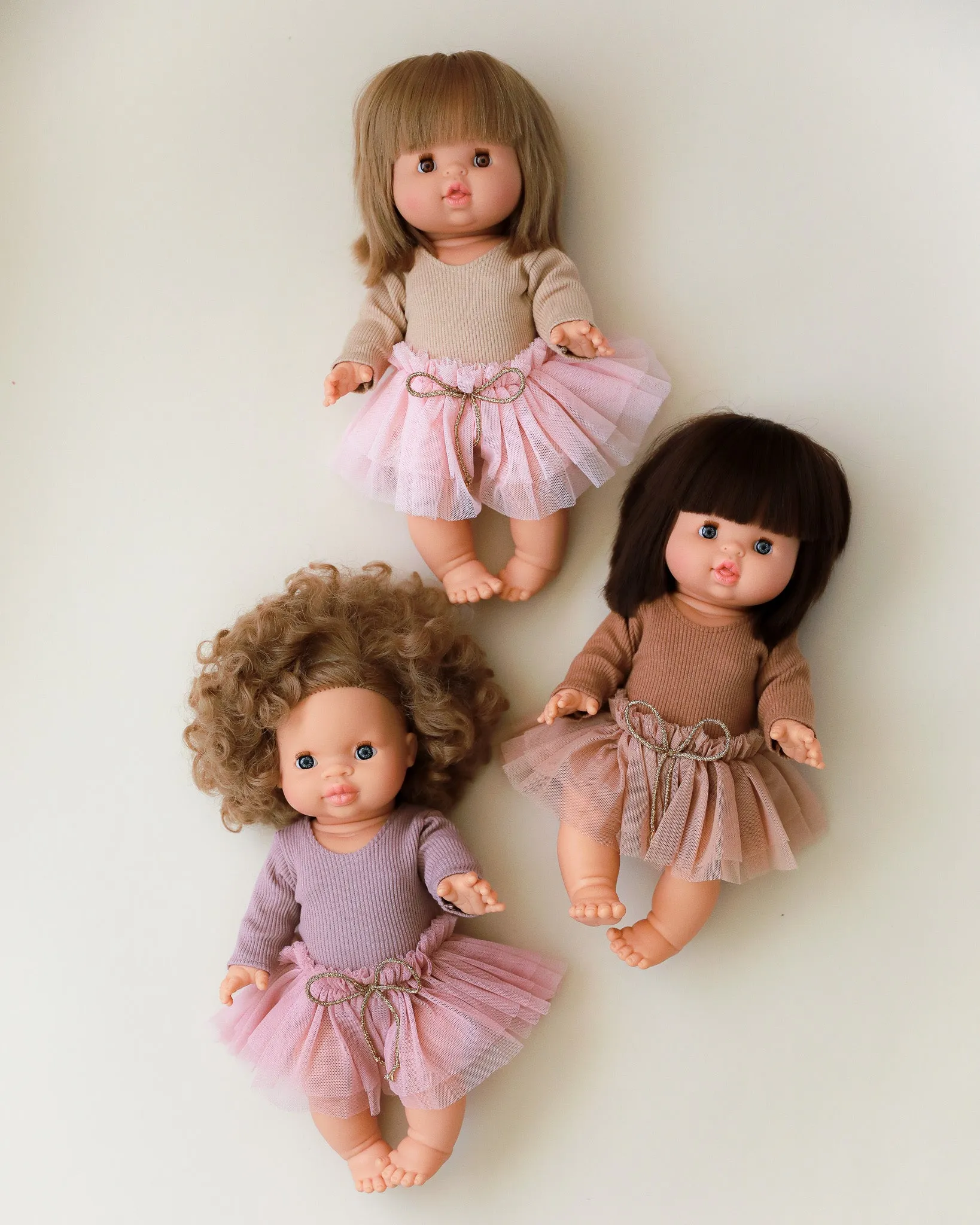 Minikane Doll Clothes | Doll Tutu Bodysuit - Lavender