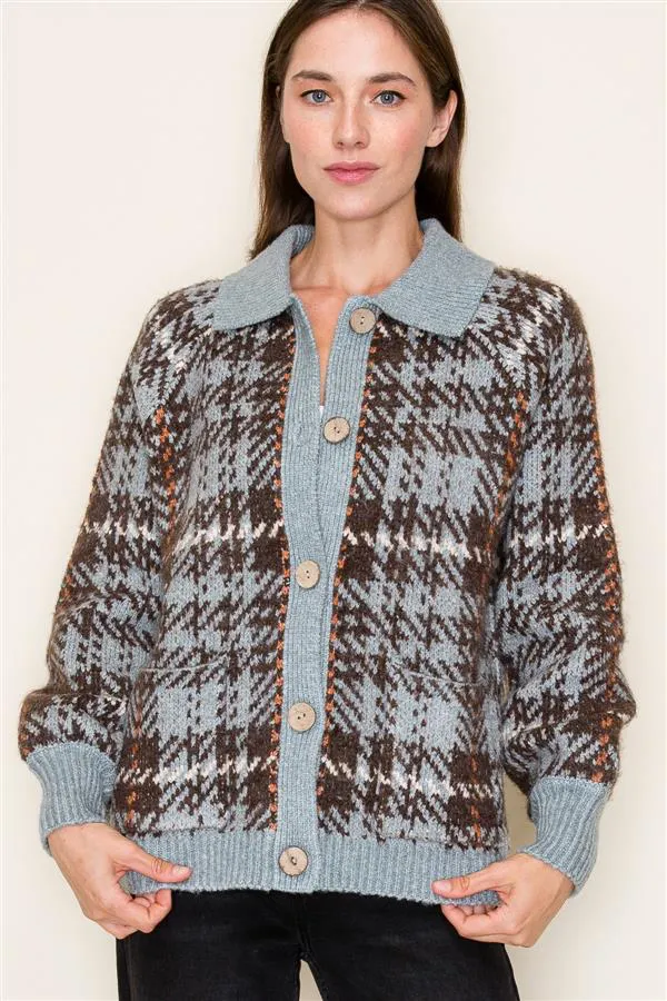 Morgan Printed Sweater Jacket