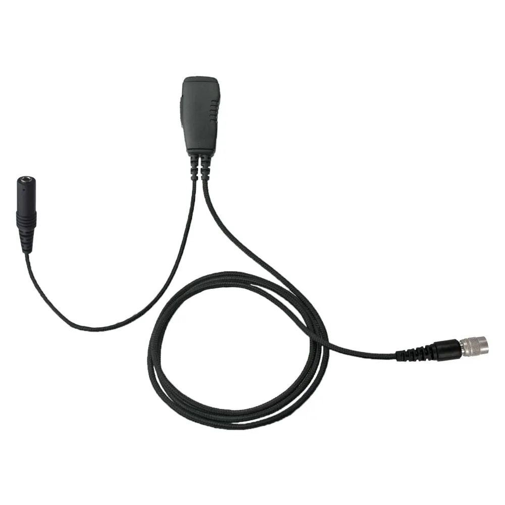 N-ear 1-Wire Surveillance PTT Mic, Quick Disconnect