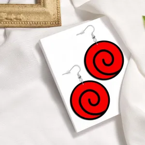 Naruto Circle Drop Earrings