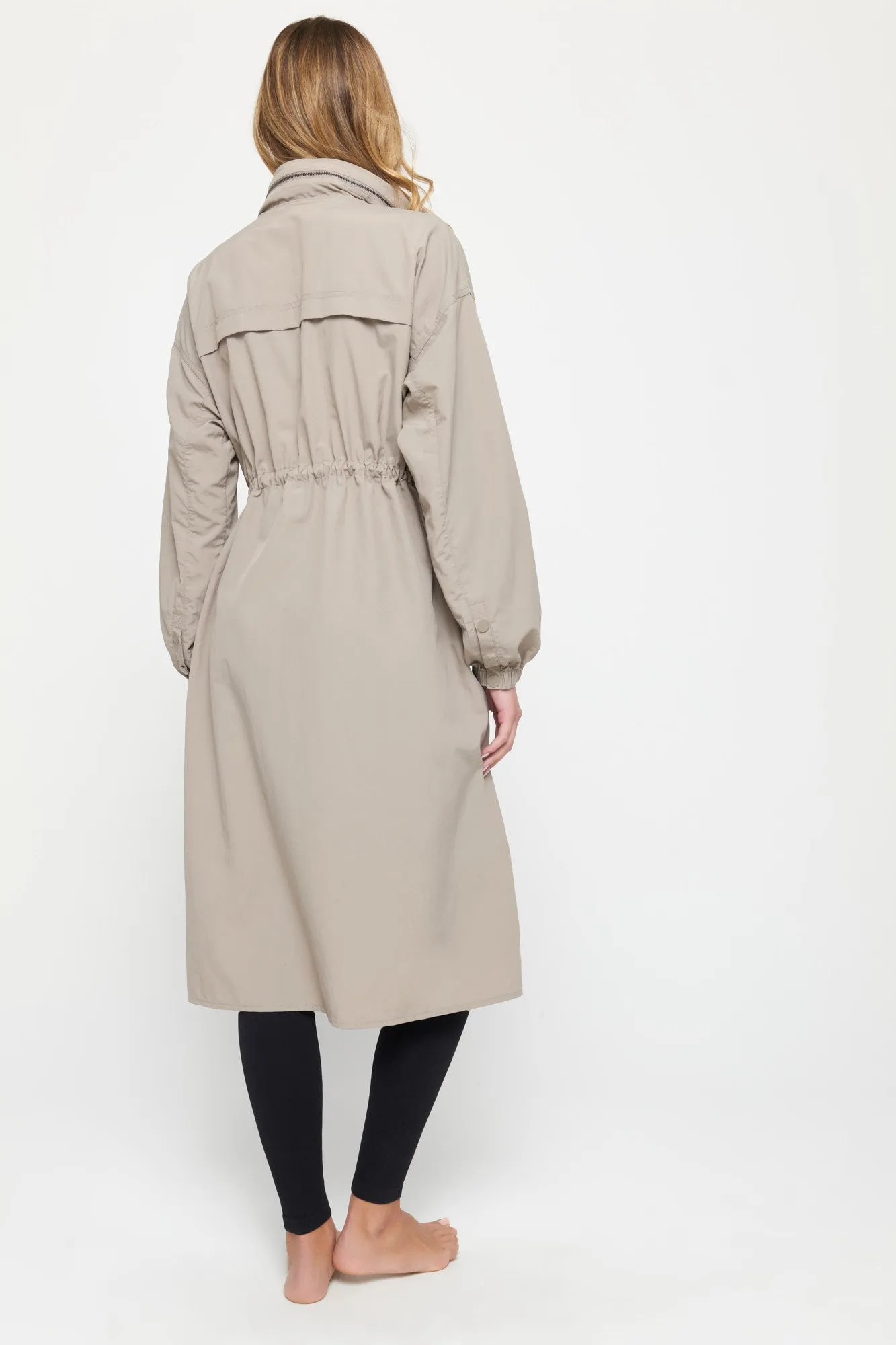 Natasha Full Zip Trench Coat