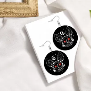 Nightbreed Circle Drop Earrings