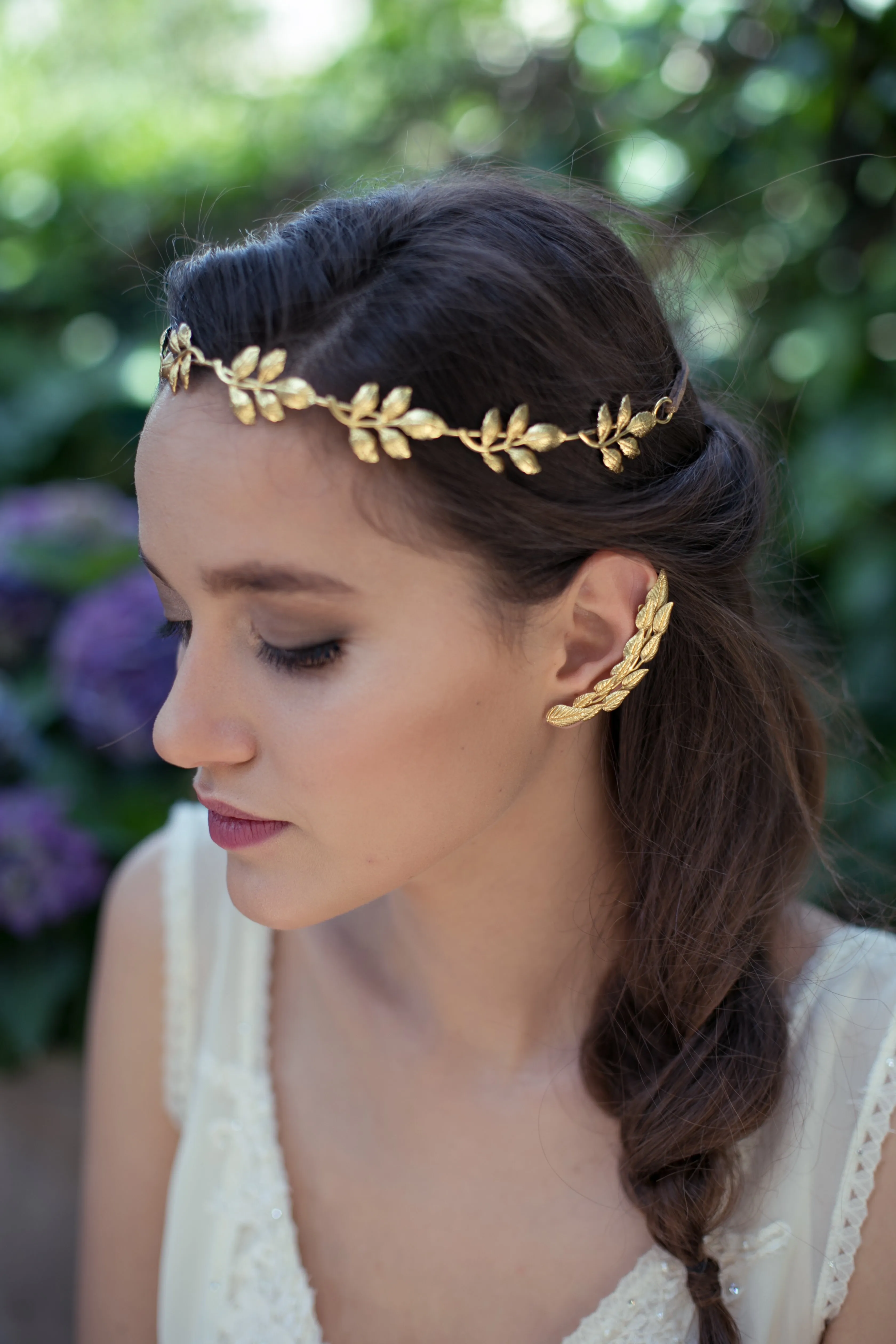 Olive Leaf Ear Cuff