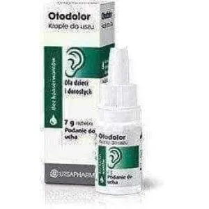 OTODOLOR Ear drops 7g, ear pain, ear infection treatment