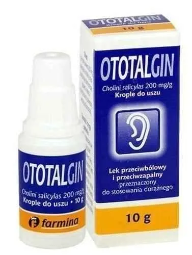 OTOTALGIN ear drops 10g, ear pain