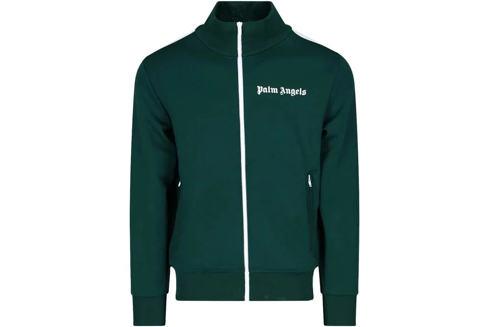 PALM ANGELS TRACK JACKET GREEN