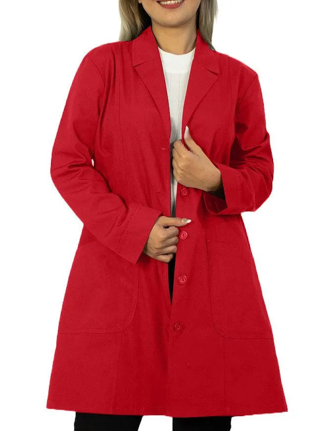 Panda Uniform Women 36 Inch Two Front Pockets Colored Lab Coat