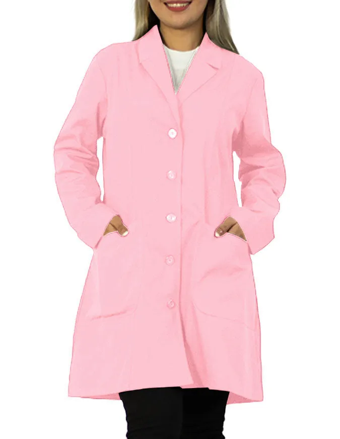 Panda Uniform Women 36 Inch Two Front Pockets Colored Lab Coat