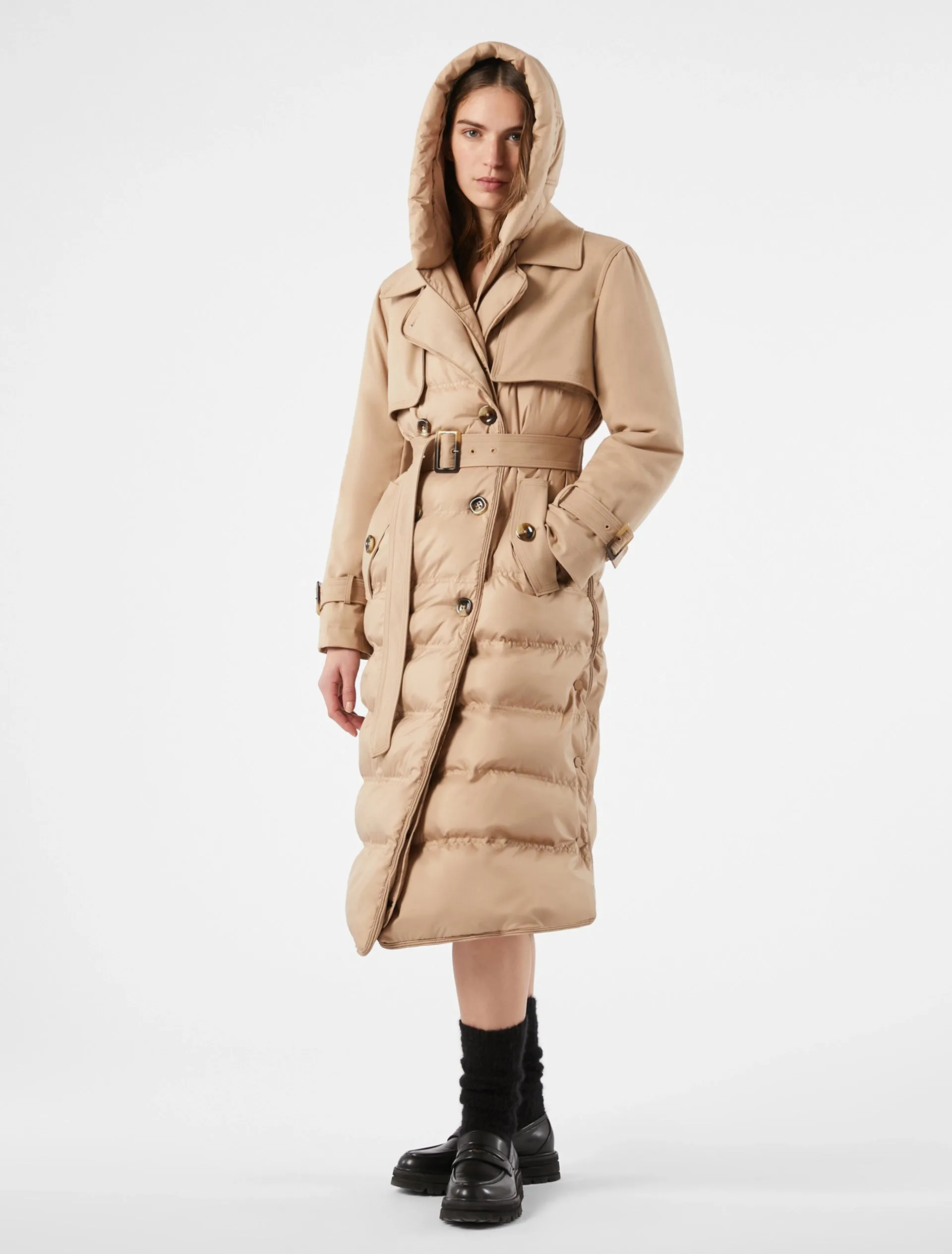 PENNYBLACK Camel 3 In 1 Padded Trench Coat