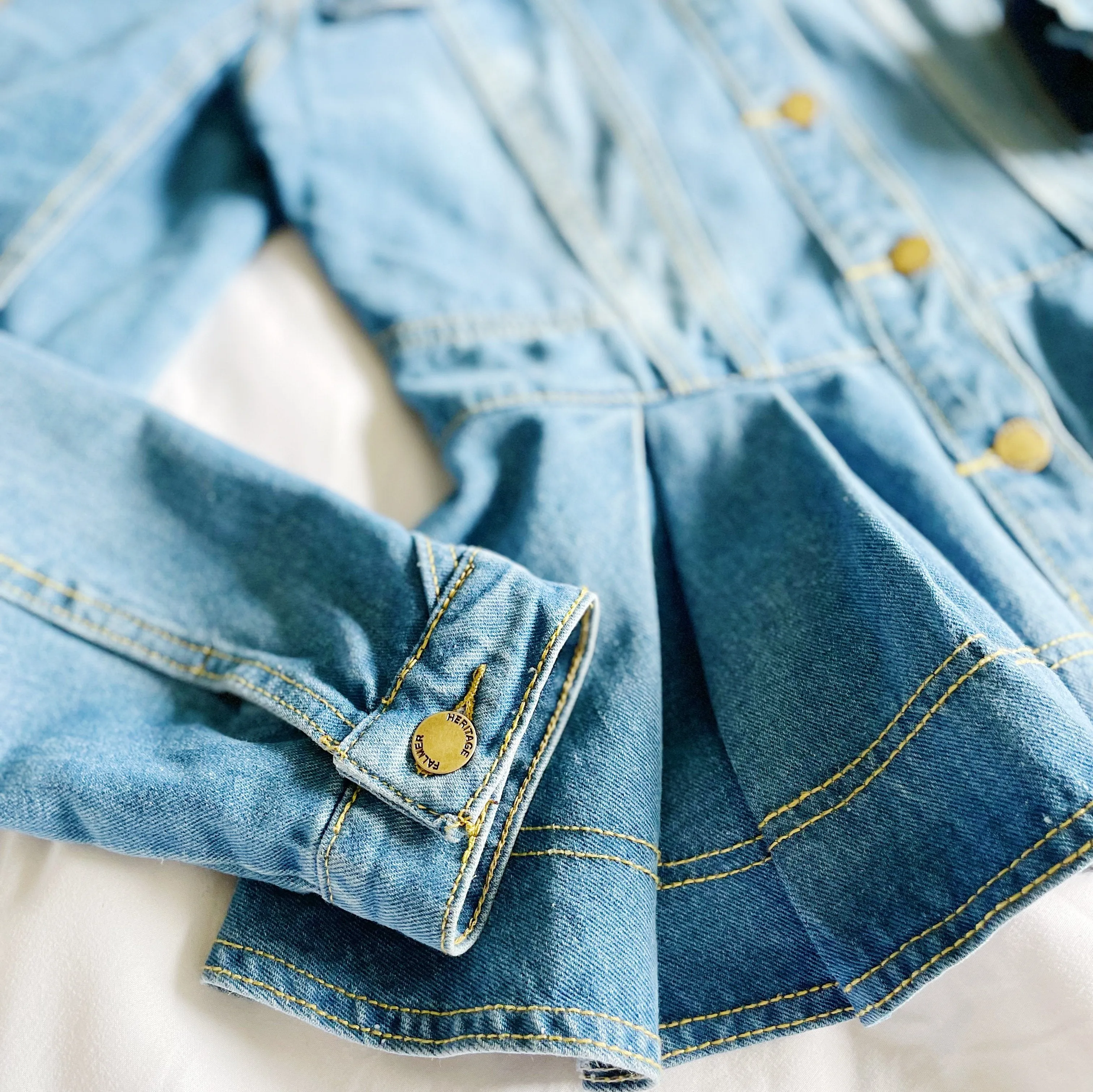 Peplum Denim Jacket