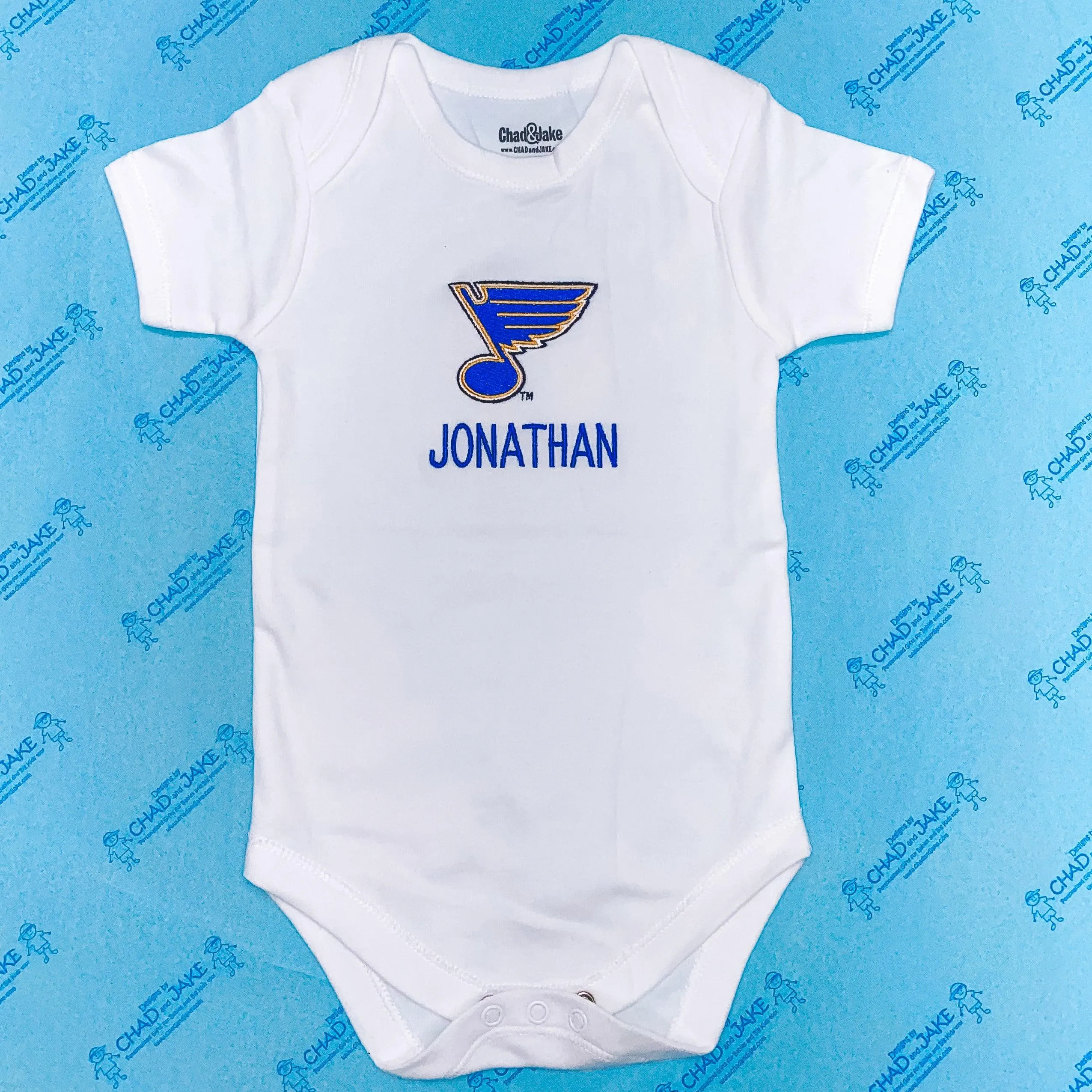 Personalized St. Louis Blues Bodysuit