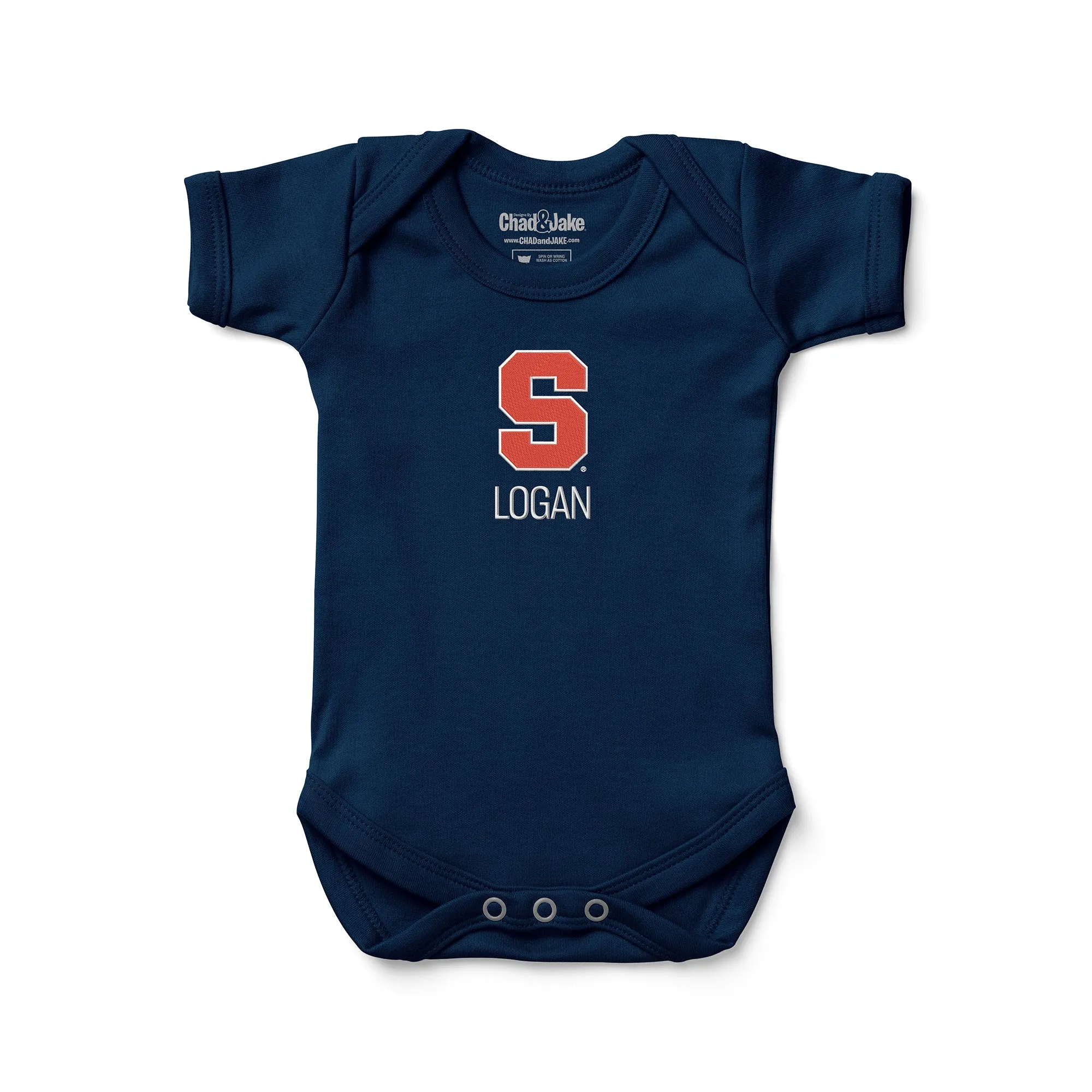 Personalized Syracuse Orange Bodysuit