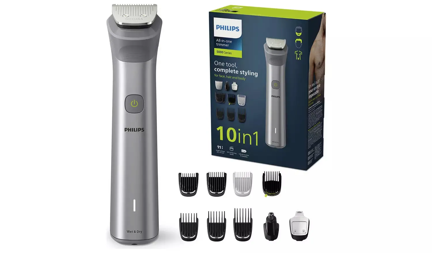 Philips 10 in 1 Beard Trimmer and Hair Clipper Kit MG5920/15