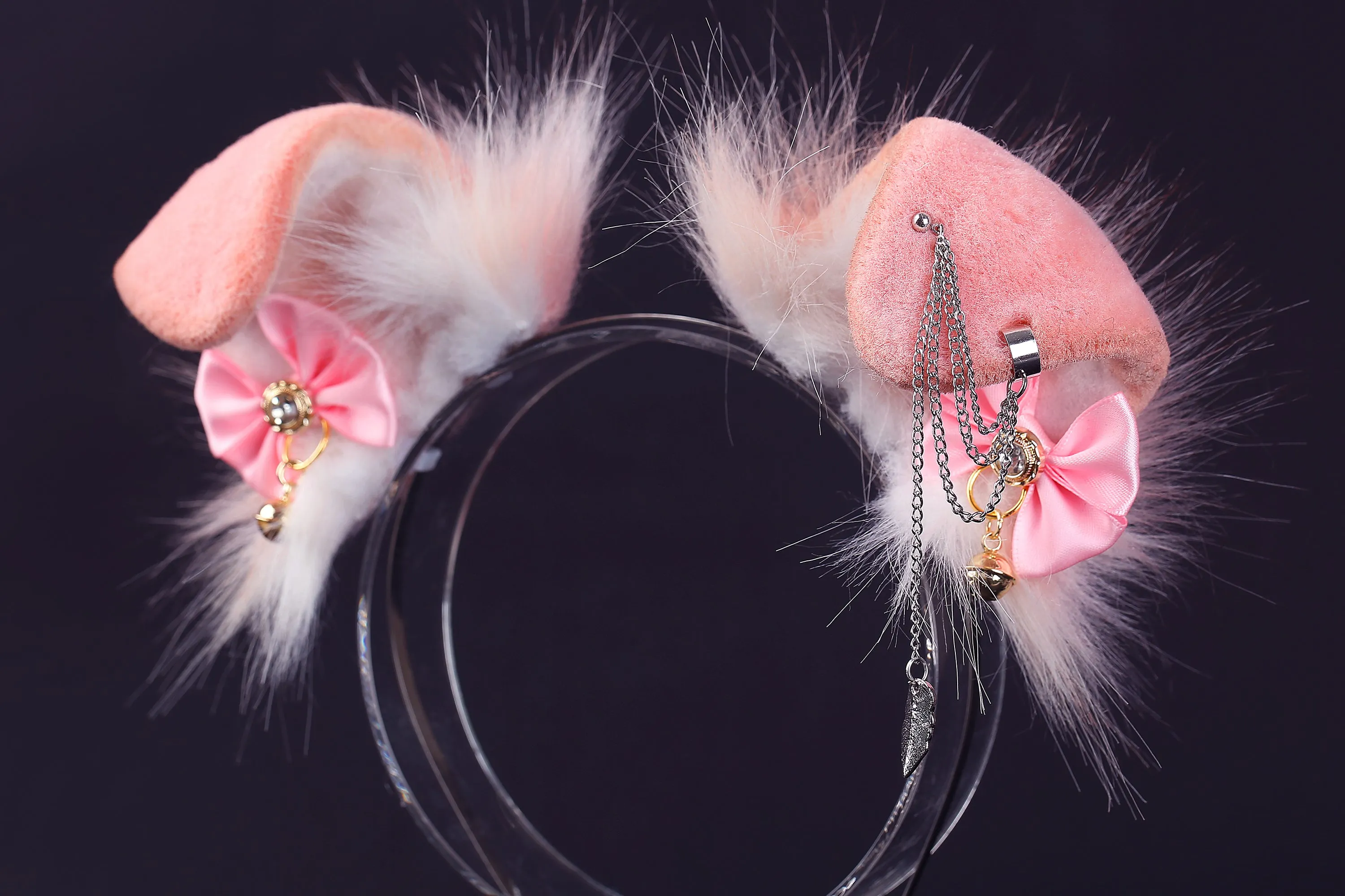 Pink puppy ear and tail set Shepherd dog ear and tail plug set Shiba Inu dog ear and tail butt plug set cosplay petplay puppy play -mature