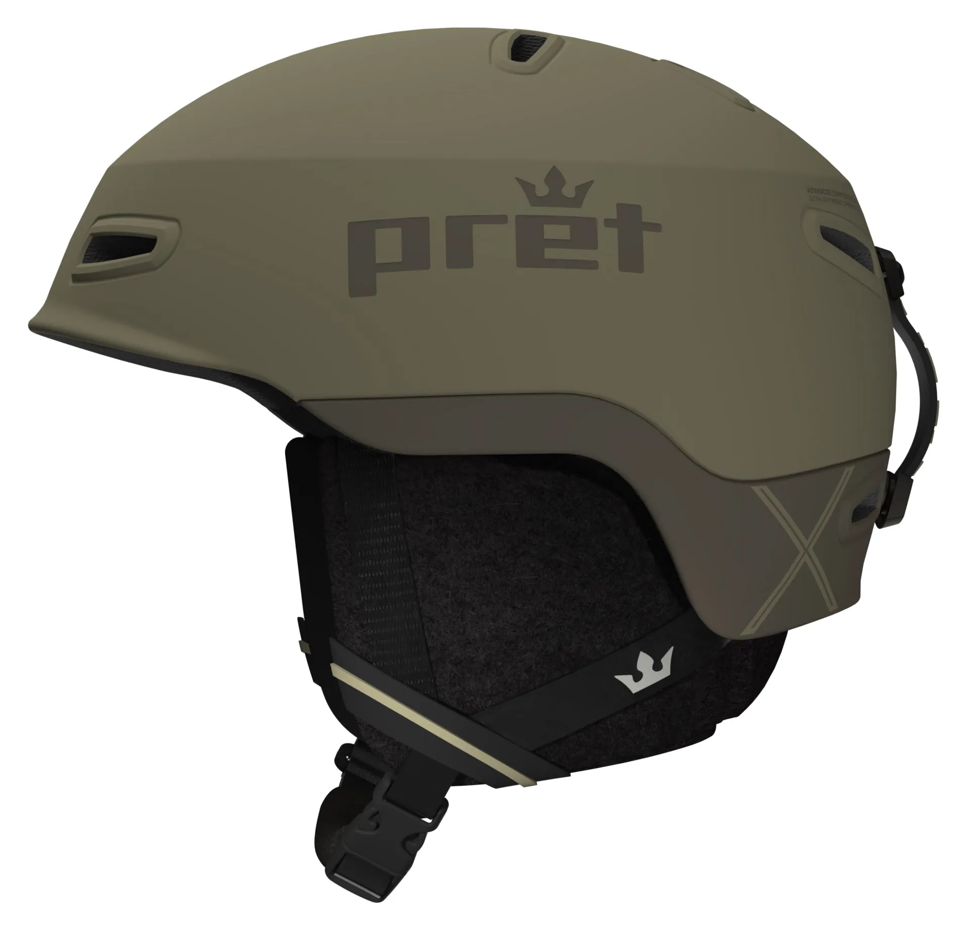 Pret Epic X Mens Helmet 2025 Green