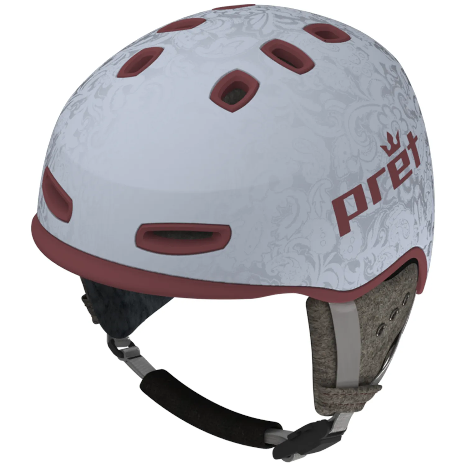 Pret Lyrix X2 MIPS Helmet Womens 2025 Maroon Mist