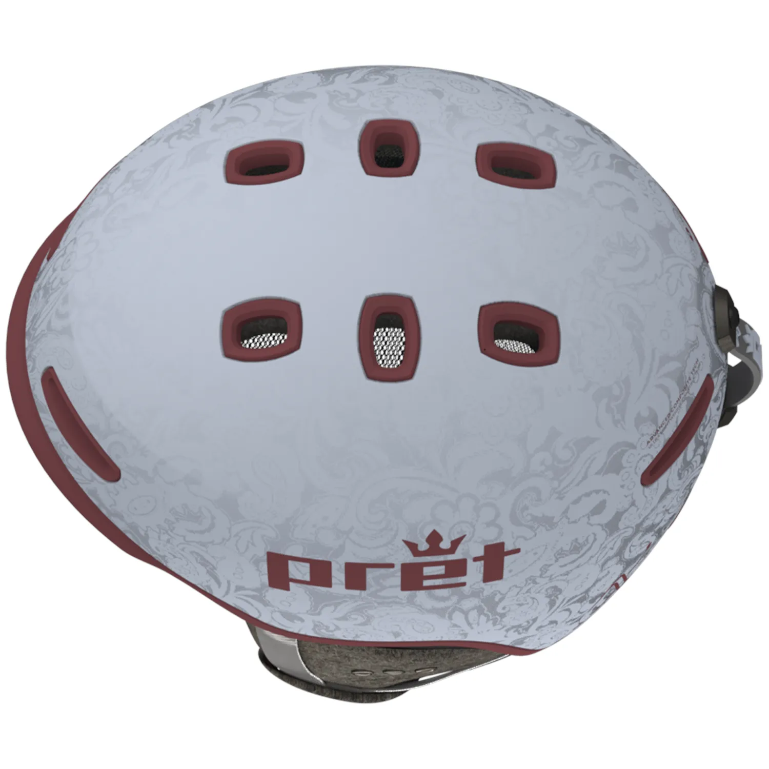 Pret Lyrix X2 MIPS Helmet Womens 2025 Maroon Mist