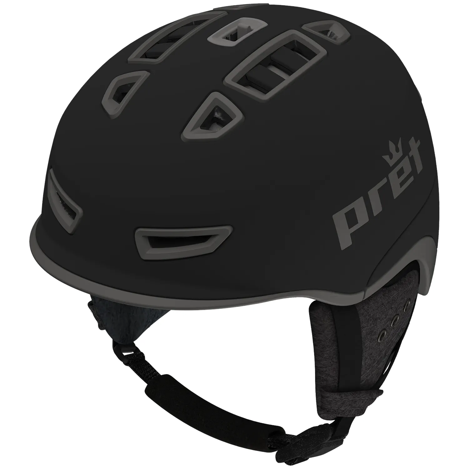 Pret Vision X Womens Helmet 2025 Black