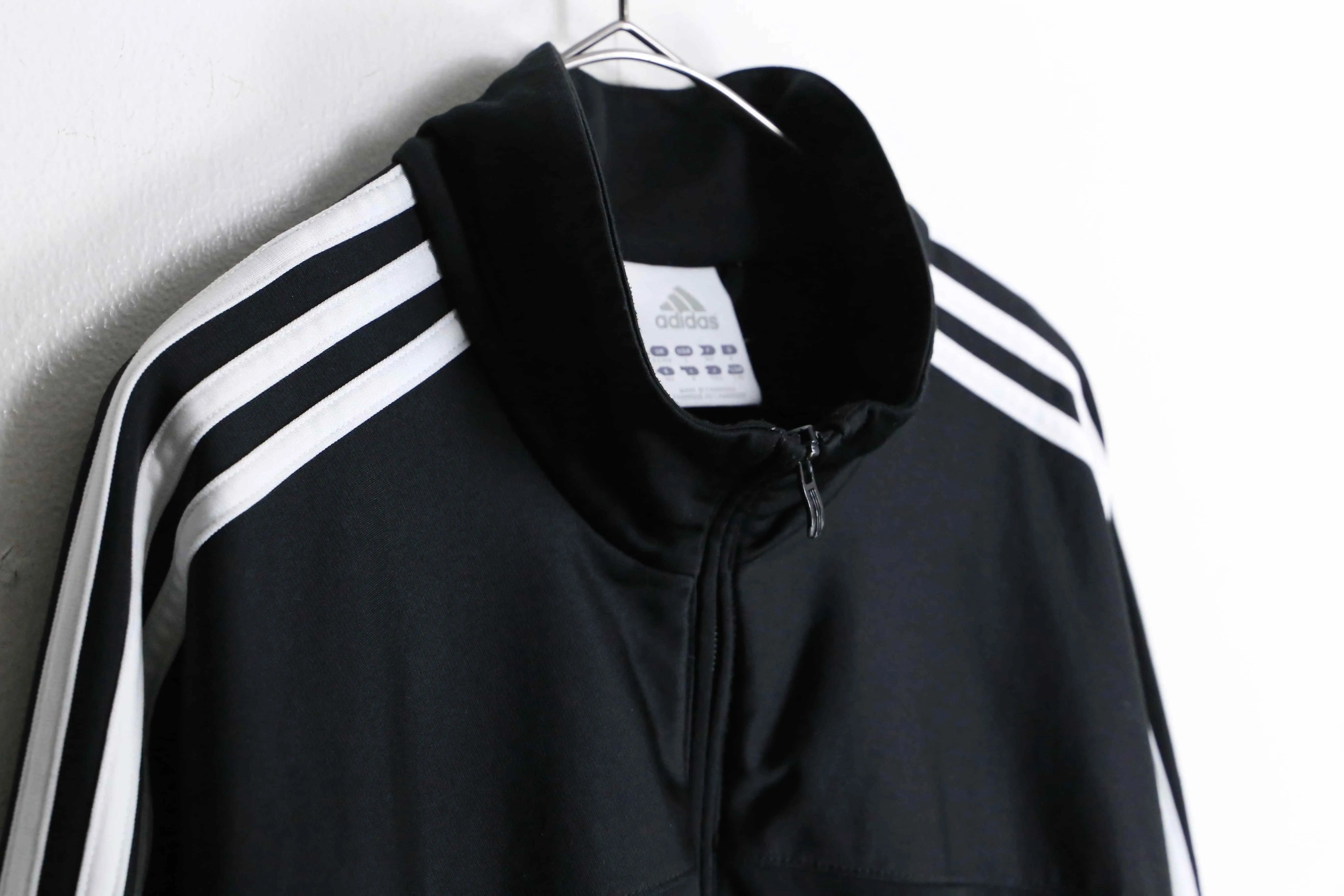 "adidas" back performance logo track jacket