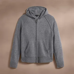 Recycled Cashmere Jacket - Heather Grey