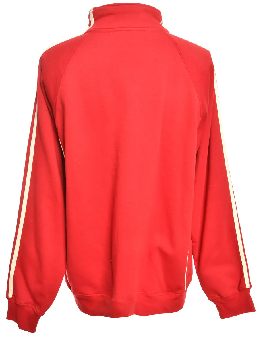 Red Track Top - L