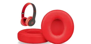 Replacement earpads for Beats Solo2/Solo3 Wireless Bluetooth - Red