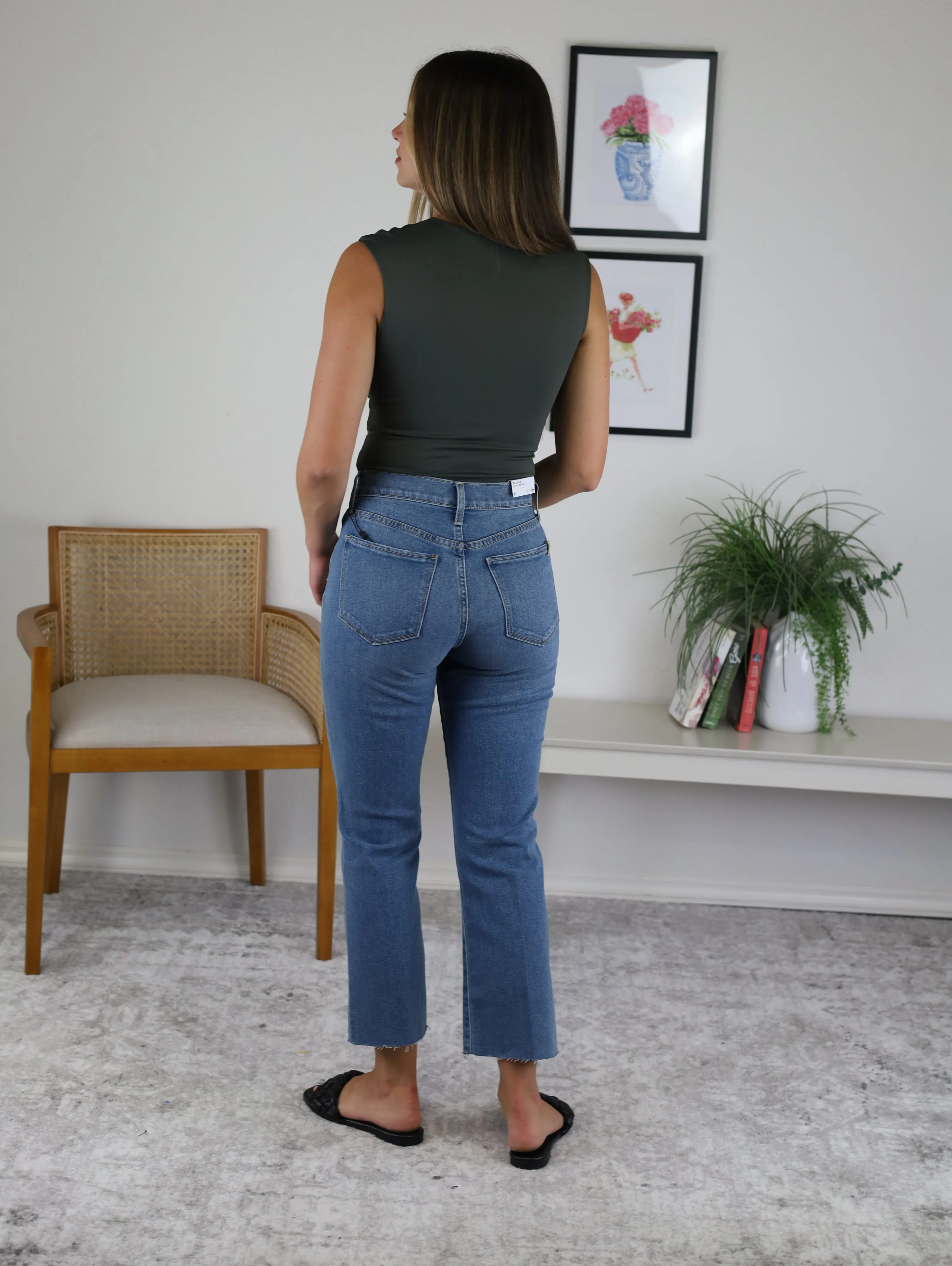 Roxie Sleeveless Crewneck Bodysuit- Sale