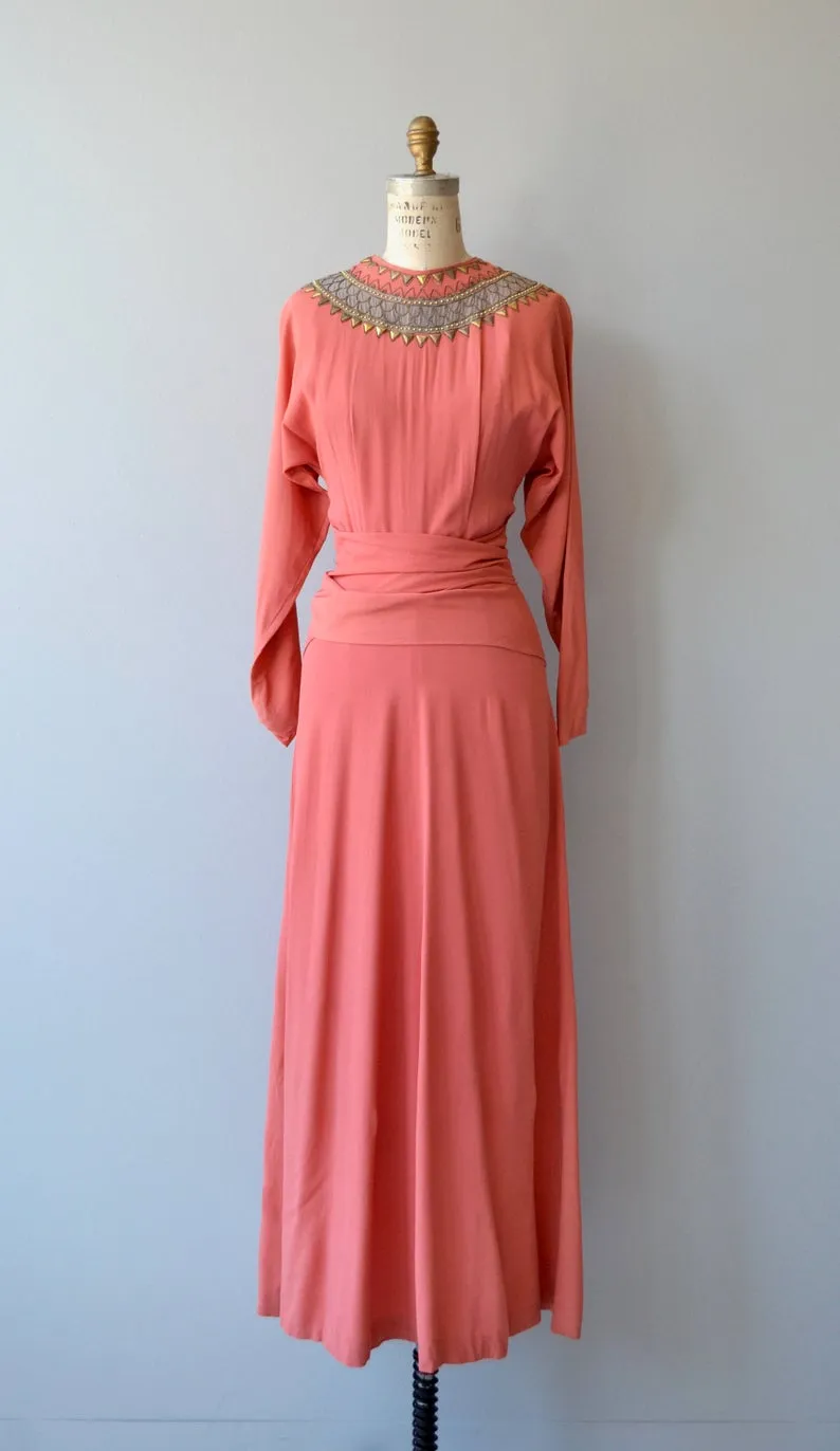 SALE |Temple of Luxor Dress | 1930s