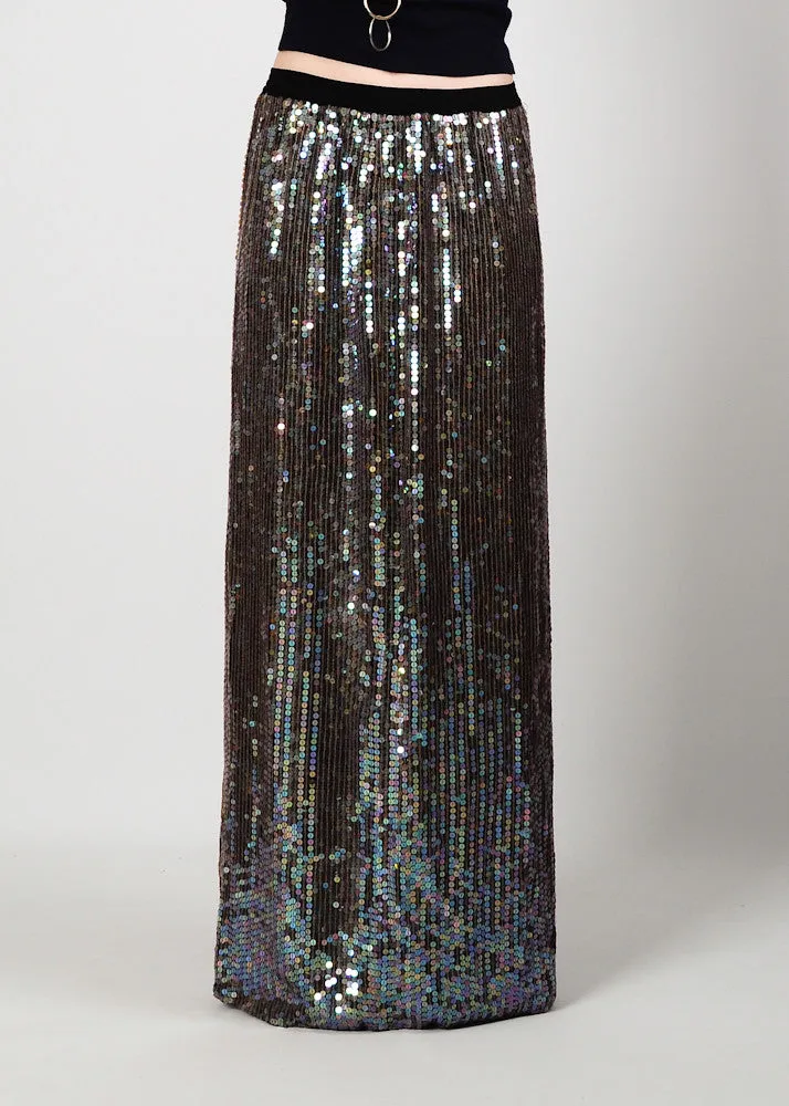 Sequin Maxi Skirt