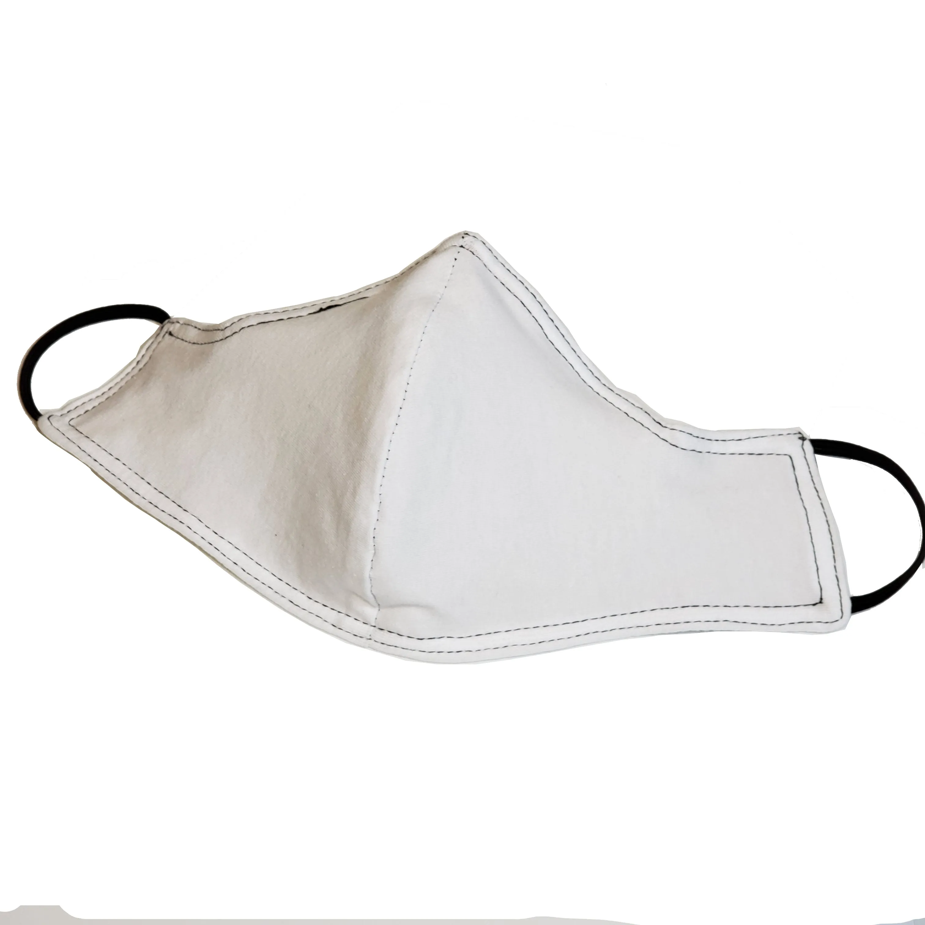 Solid Color Triple Layer Cotton Face Mask with Nose Wire